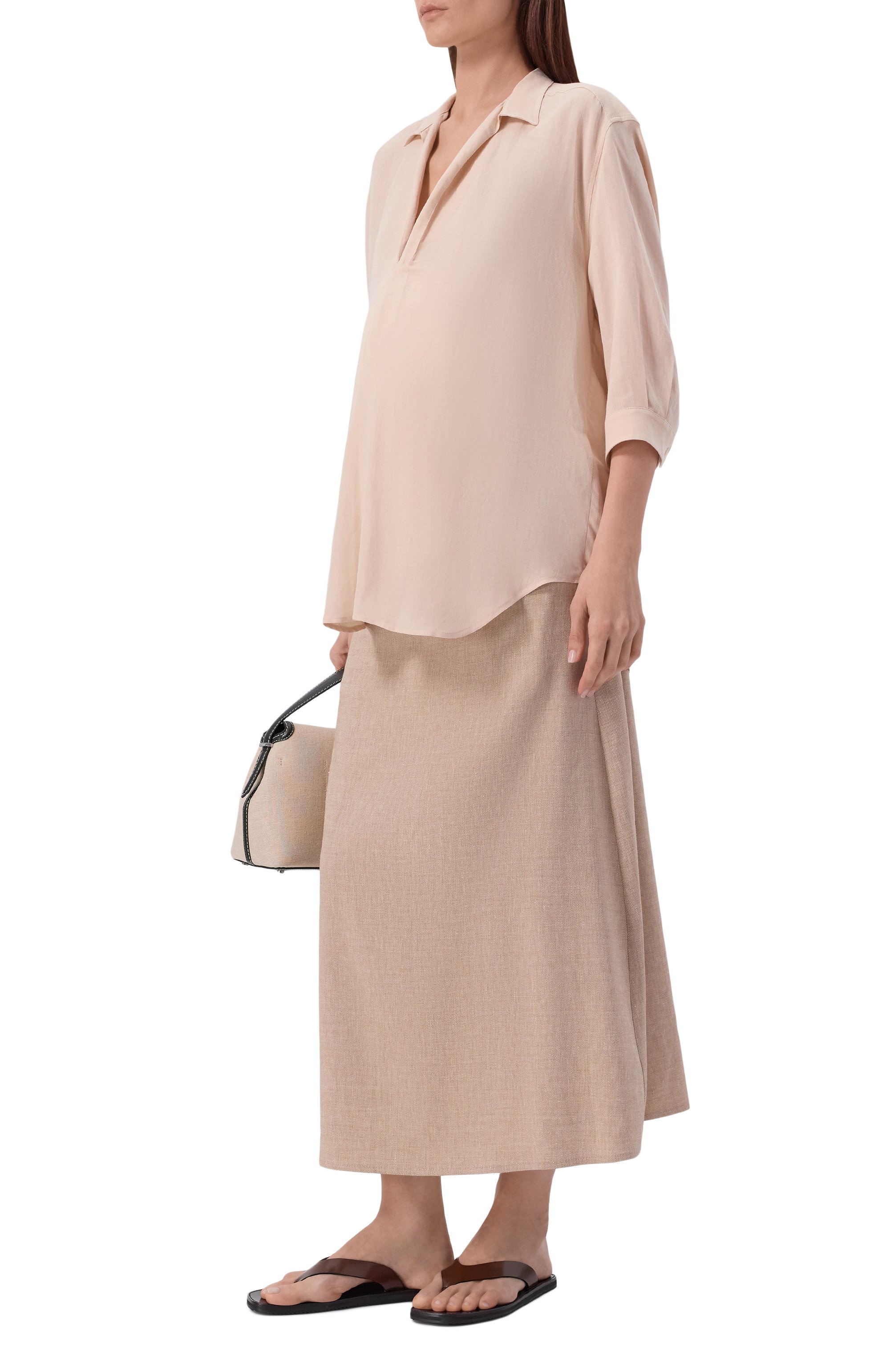 Рубашка из вискозы и льна PIETRO BRUNELLI, арт. CA0207/LI0TUS, фото 2