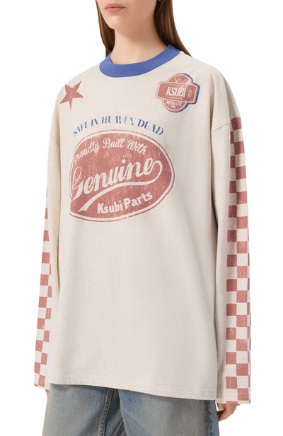 Хлопковый лонгслив KSUBI, арт. WPF25TE006, фото 3