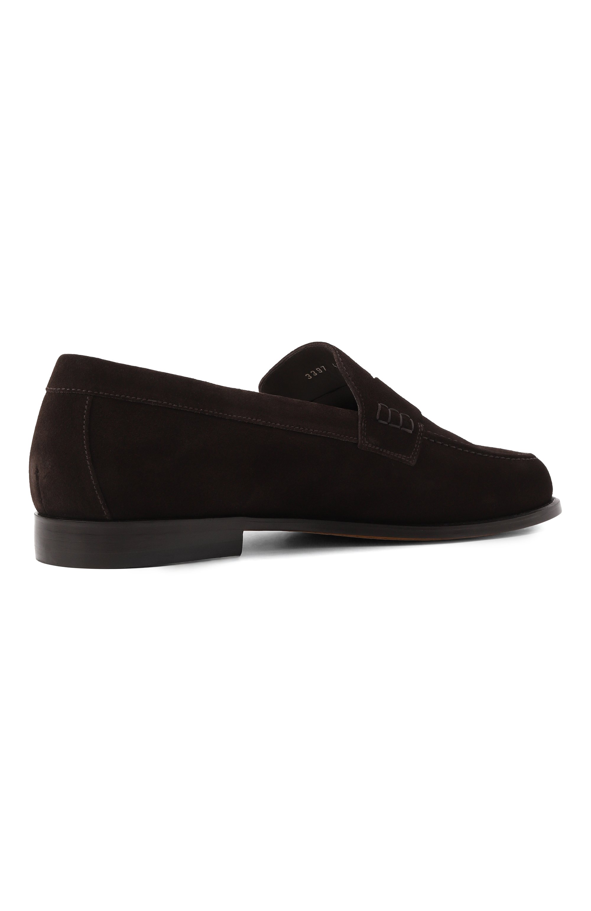 Замшевые пенни-лоферы DOUCAL'S, арт. DU3397MARIUY009T, фото 5