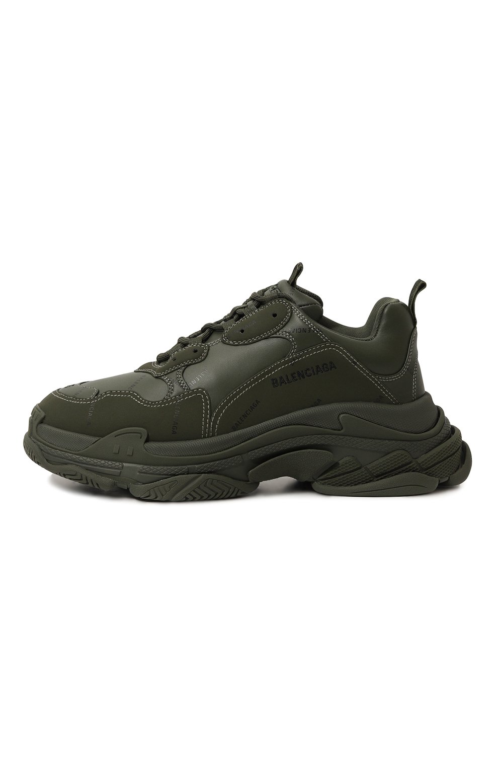 Комбинированные кроссовки triple s BALENCIAGA, арт. 536737/W2FA1, фото 4