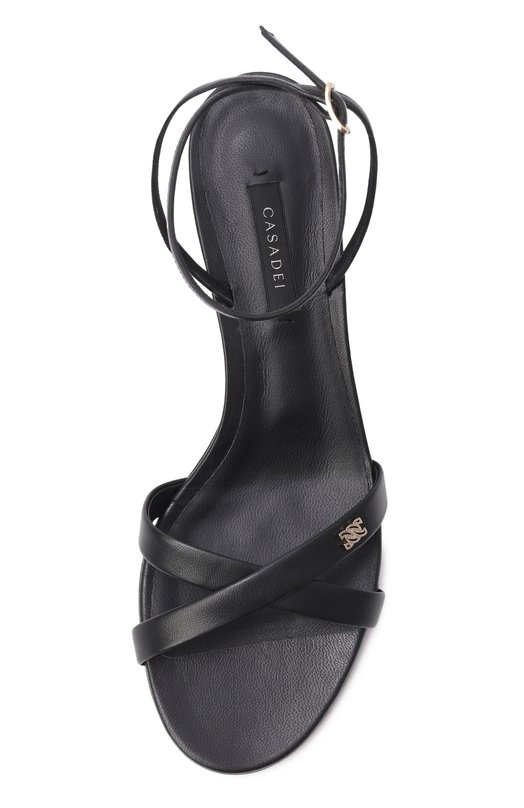 Кожаные босоножки Julia Casadei 1L461B0501/C3024 Чёрный  1L461B0501/C3024 Фото 6