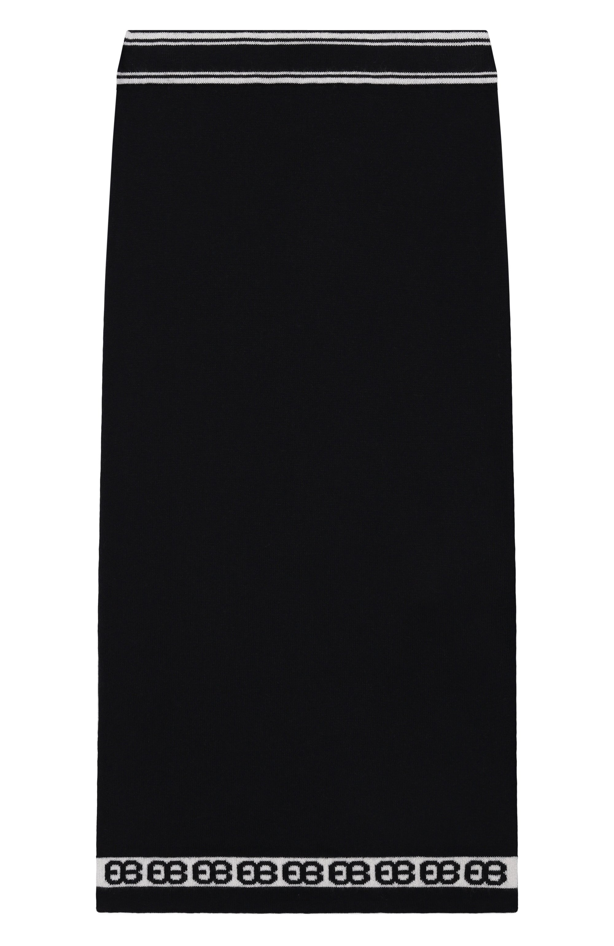 Юбка из хлопка и шерсти ELLA.B темно-синего цвета по цене 17100 руб., арт. EBR25042CC/9A-16A, фото 2 Юбка из хлопка и шерсти ELLA.B, арт. EBR25042CC/9A-16A, фото 2