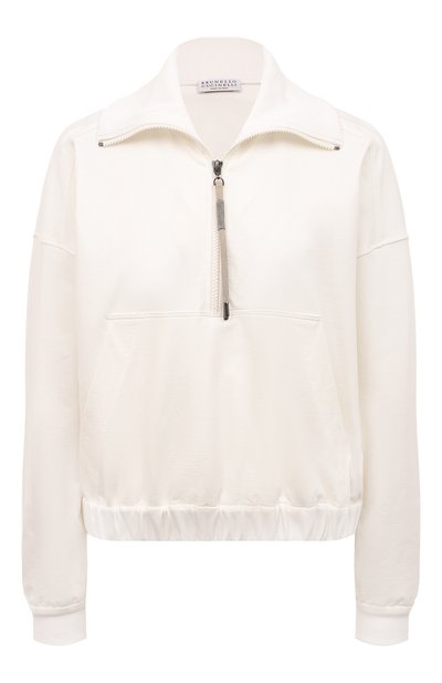 Женский хлопковый свитшот BRUNELLO CUCINELLI, арт. MH827B1272