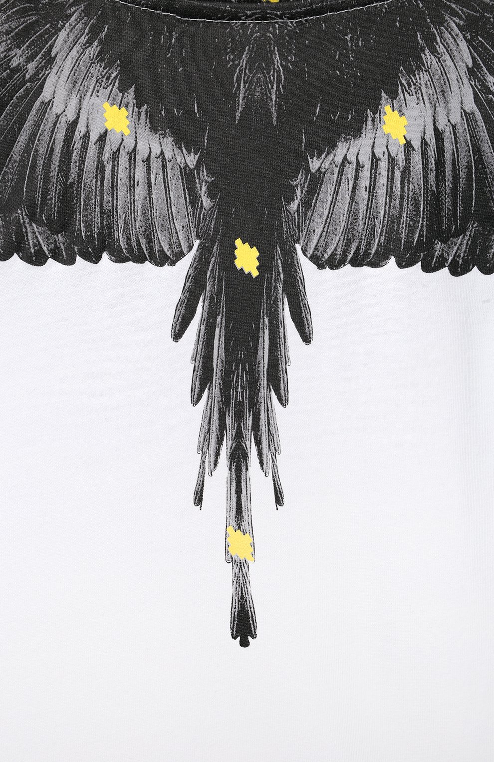 Хлопковая футболка MARCELO BURLON KIDS OF MILAN, арт. 21E/B/MB/1114/0010/2-6Y, фото 3
