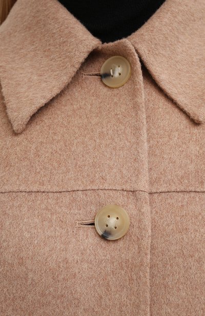 Шерстяное пальто ACNE STUDIOS бежевого цвета по цене 85800 руб., арт. A90319, фото 5 Шерстяное пальто ACNE STUDIOS, арт. A90319, фото 5