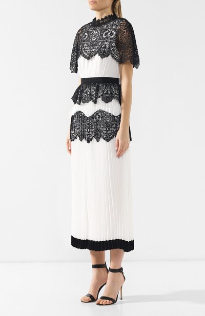 Платье с кружевной отделкой SELF-PORTRAIT, арт. SP20-080, фото 3