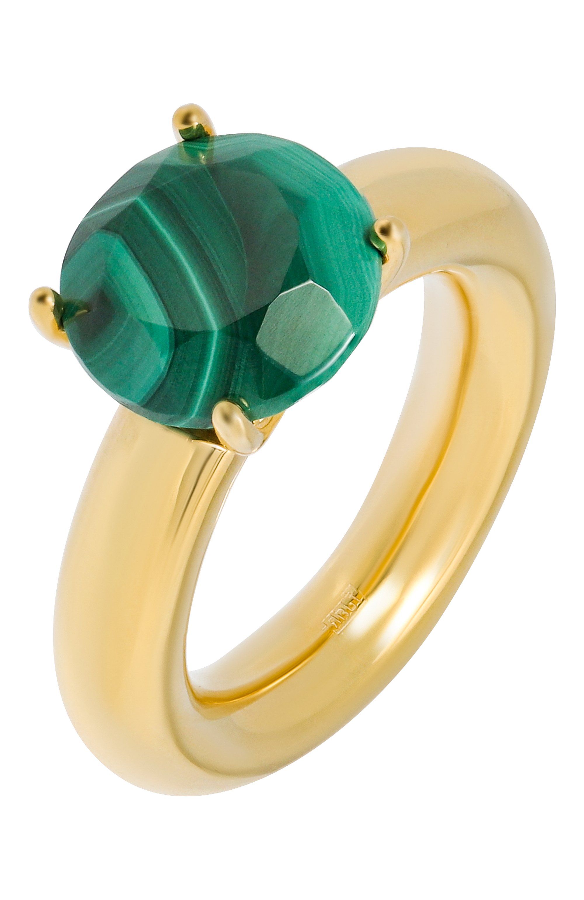 Кольцо cartoon ring с малахитом MOONKA темно-зеленого цвета по цене 38700 руб., арт. cr-r-mal, фото 3 Кольцо cartoon ring с малахитом MOONKA, арт. cr-r-mal, фото 3