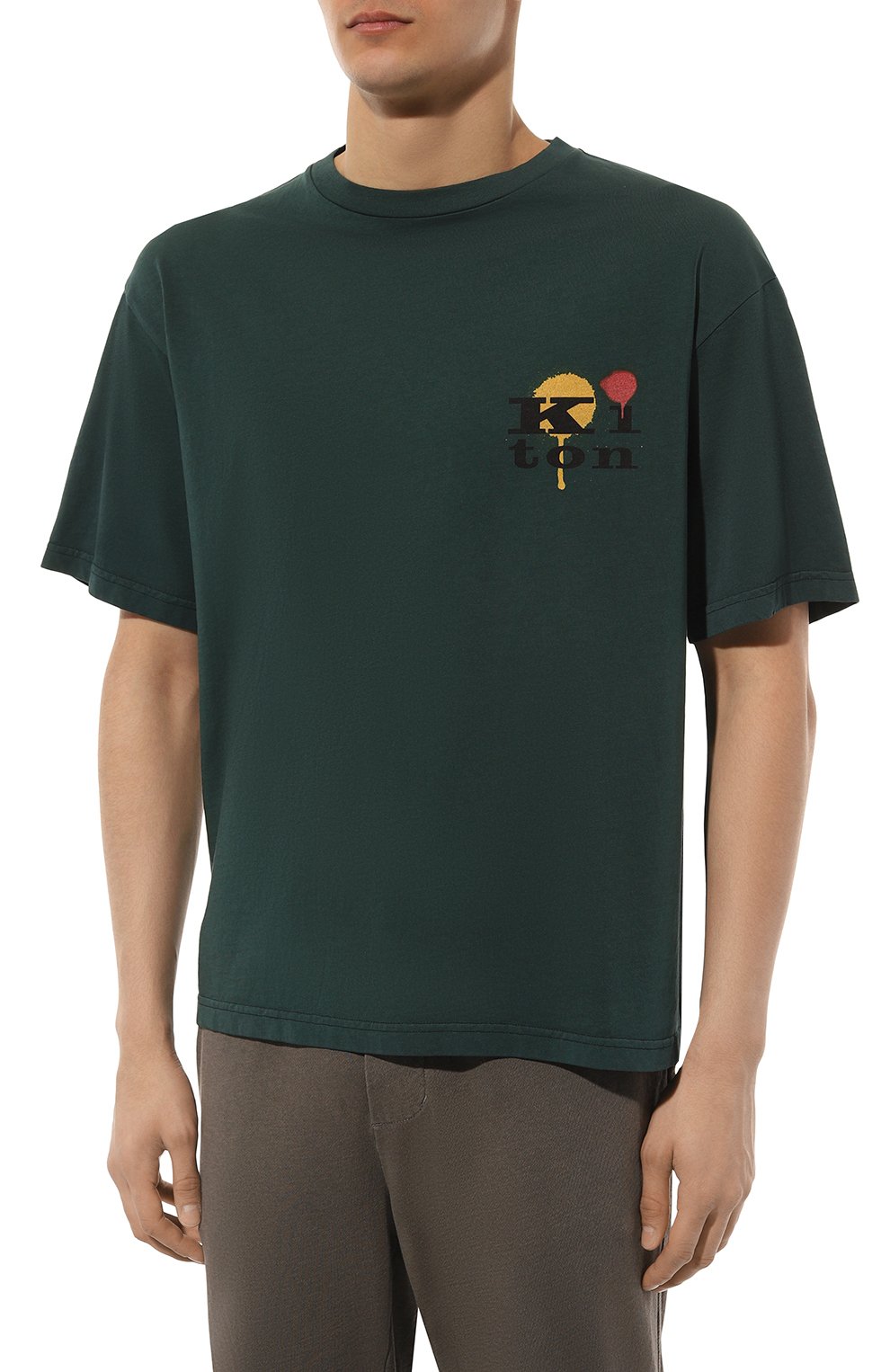 Хлопковая футболка KITON, арт. UMK0362, фото 3