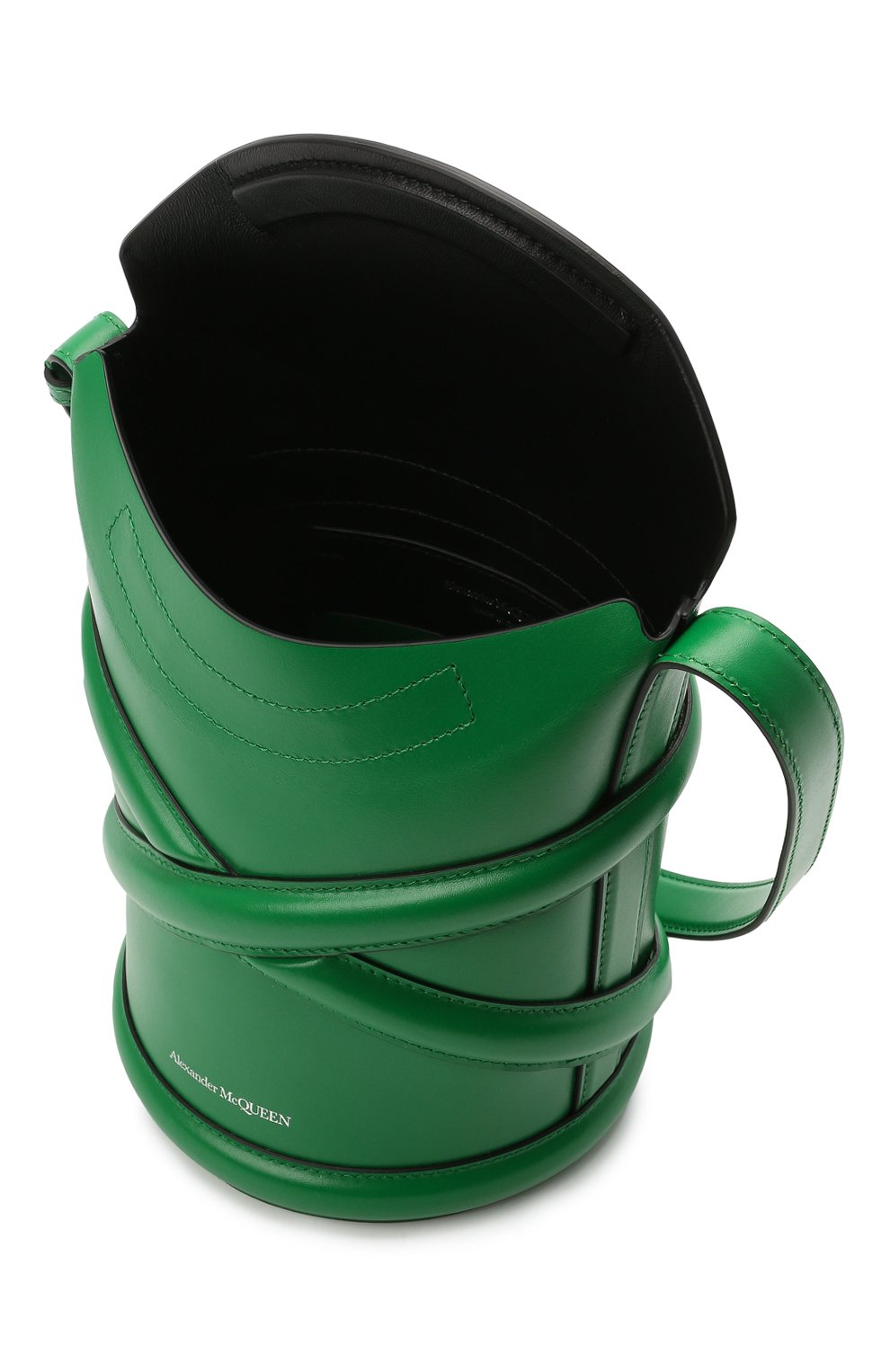 Сумка curve small ALEXANDER MCQUEEN зеленого цвета по цене 144500 руб., арт. 656467/1YB42, фото 4 Сумка curve small ALEXANDER MCQUEEN, арт. 656467/1YB42, фото 4
