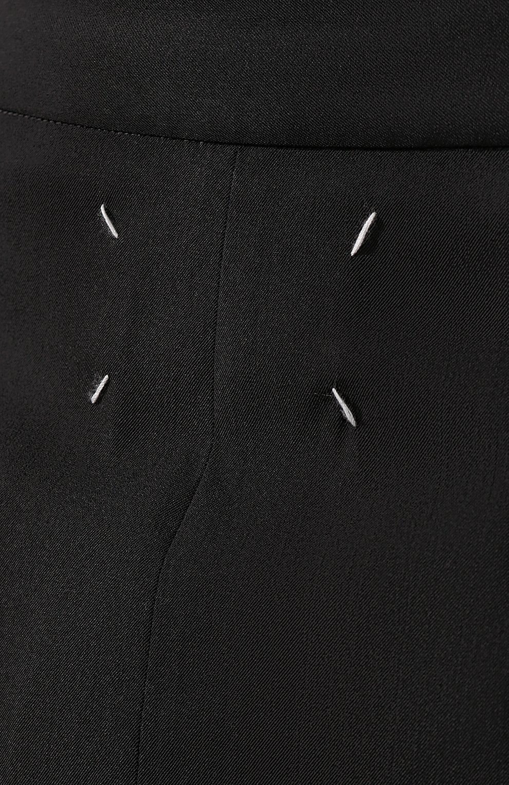 Шерстяная юбка MAISON MARGIELA черного цвета по цене 66850 руб., арт. S51MA0359/S52136, фото 5 Шерстяная юбка MAISON MARGIELA, арт. S51MA0359/S52136, фото 5