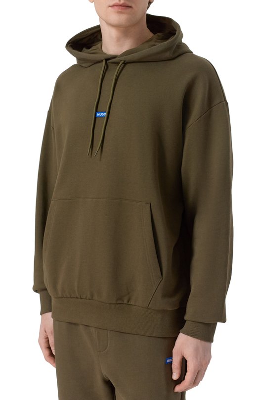 Хлопковый спортивный костюм HUGO Blue 50522369 Коричневый  50522369 Фото 2