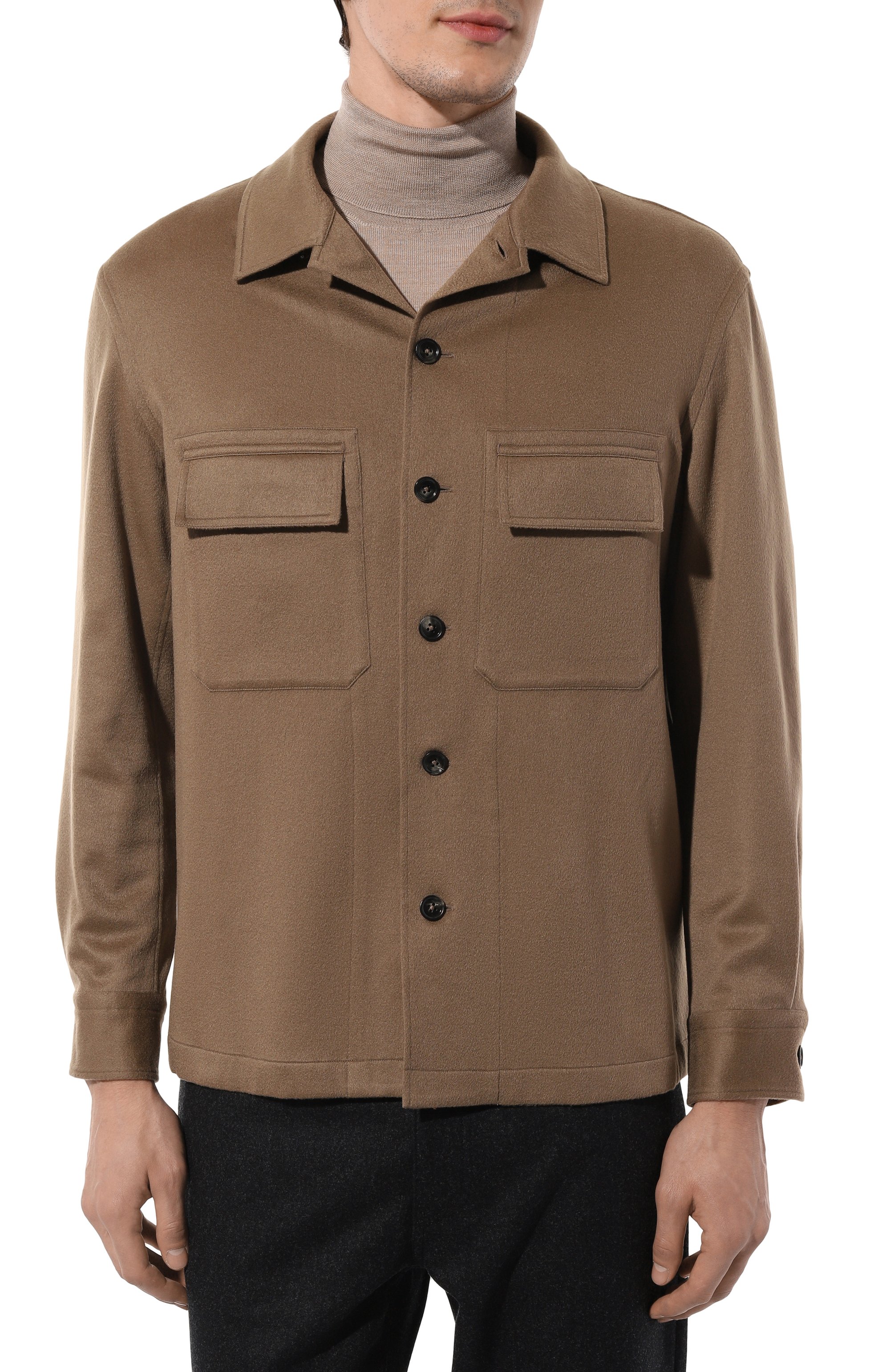 Кашемировая куртка-рубашка ZEGNA, арт. S0T6B/UEV46A8, фото 3