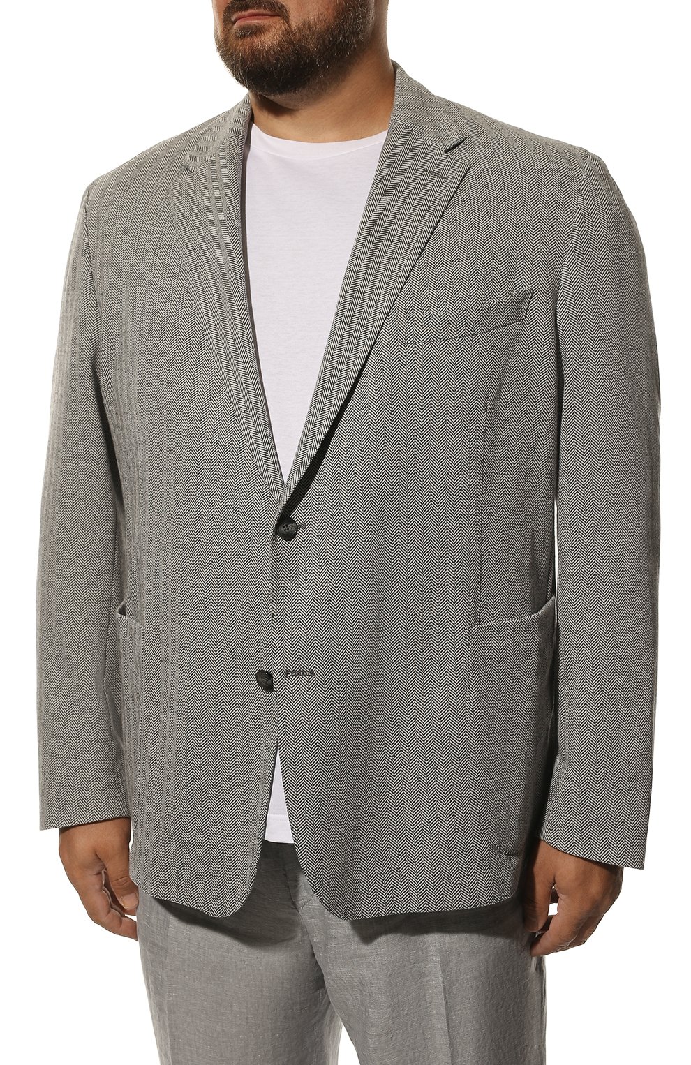 Хлопковый пиджак EDUARD DRESSLER, арт. 6261/23J03, фото 3