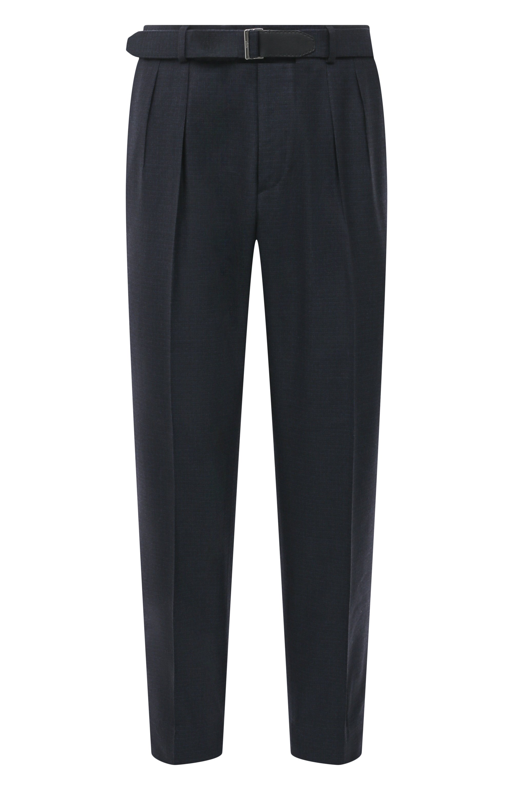 Хлопковые брюки BRIONI темно-синего цвета по цене 160500 руб., арт. RP310L/02A42, фото 1 Хлопковые брюки BRIONI, арт. RP310L/02A42, фото 1