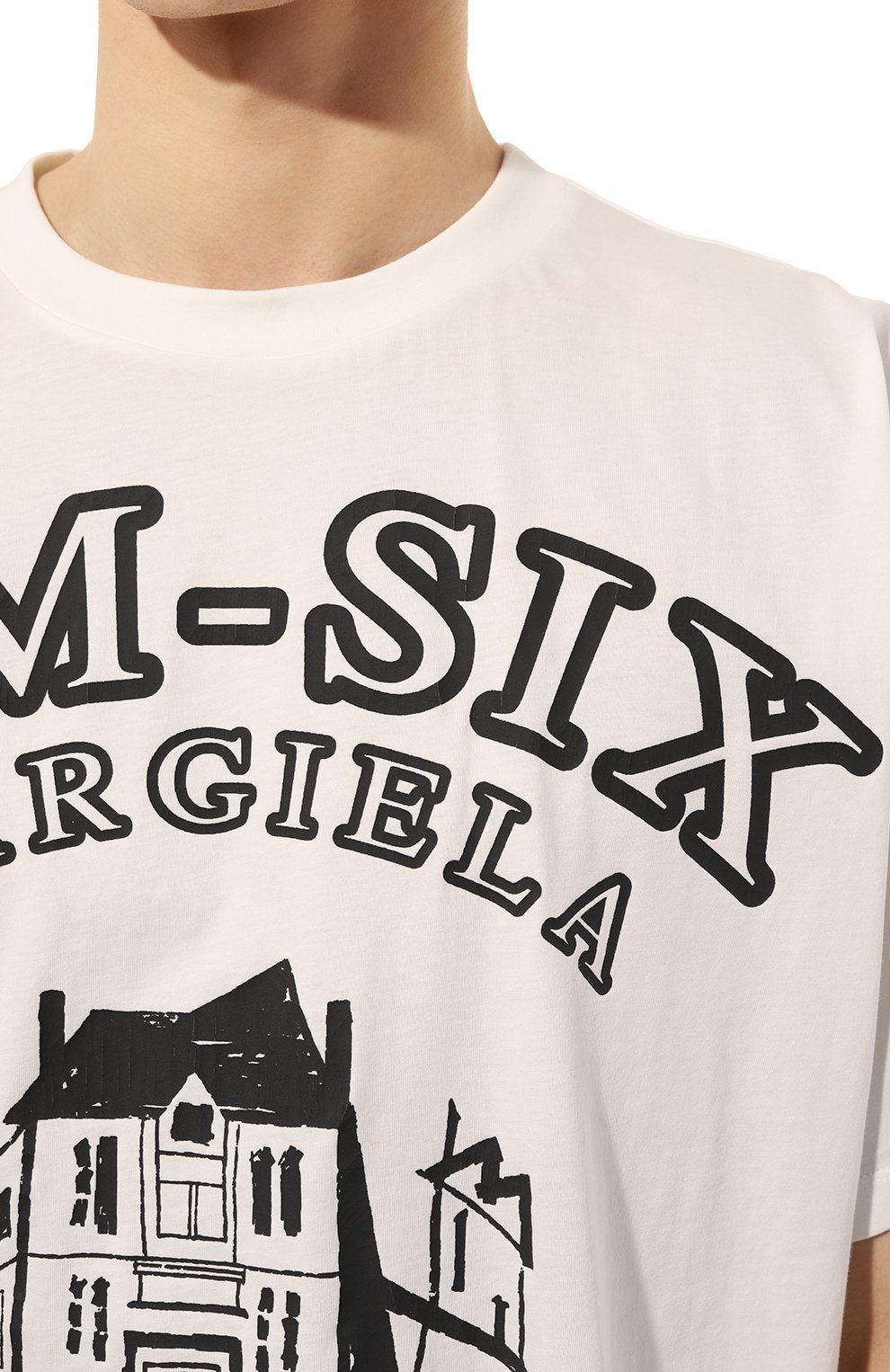 Хлопковая футболка MM6, арт. S52GC0276/S24312, фото 5