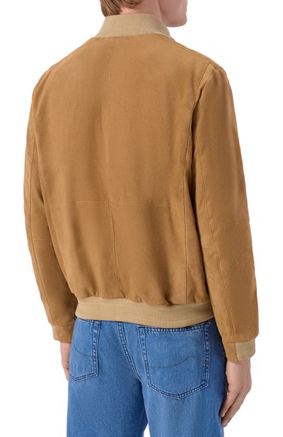 Замшевый бомбер ANDREA CAMPAGNA, арт. 232625/AC/00418I, фото 4