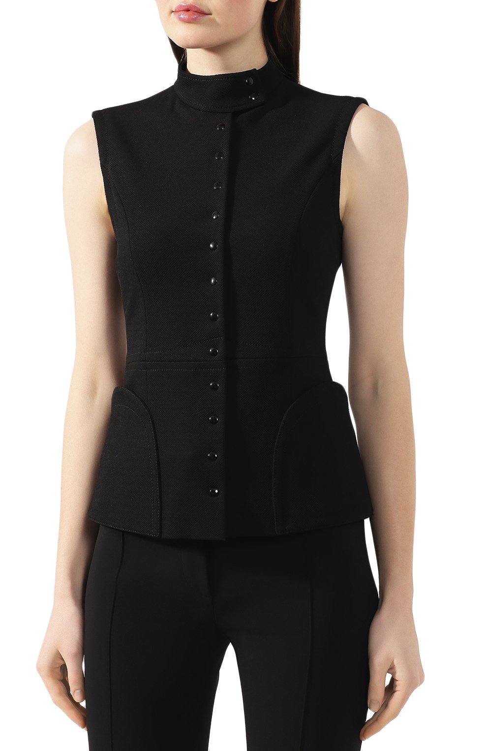 Жилет GIORGIO ARMANI черного цвета по цене 99500 руб., арт. 3HAQ50/AJJXZ, фото 3 Жилет GIORGIO ARMANI, арт. 3HAQ50/AJJXZ, фото 3