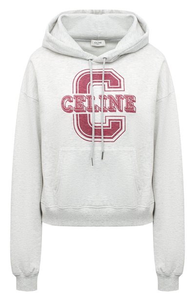 Женский худи из хлопка и кашемира CELINE, арт. 2Y550450I
