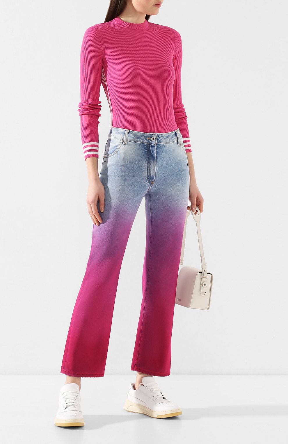 Пуловер из вискозы OFF-WHITE, арт. 0WHE002R20H330682800, фото 2