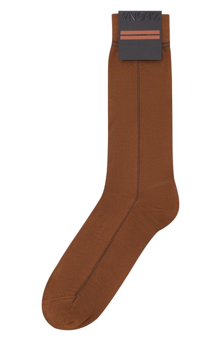 Мужские хлопковые носки ZEGNA, арт. N5V40/720