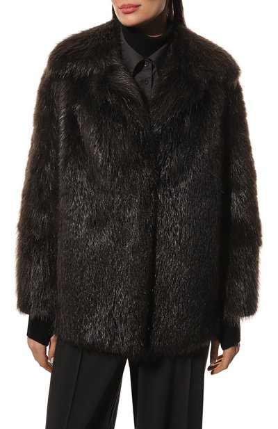 Шуба из меха бобра COLOR TEMPERATURE, арт. Боб-6/504, фото 3