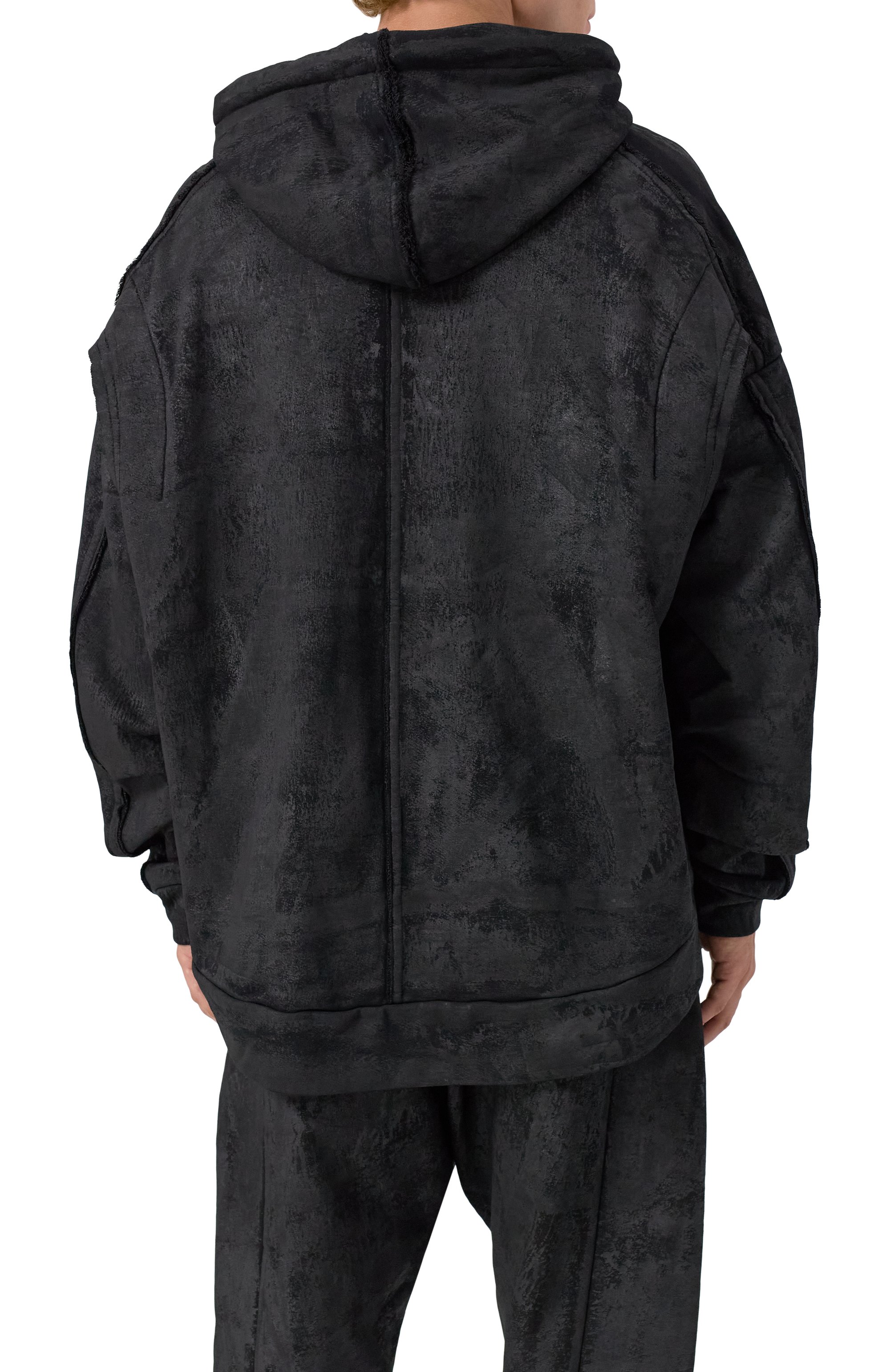 Хлопковое худи 139DEC, арт. SW556-BK-OXIDE, фото 4