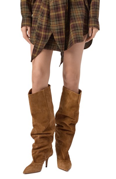 Замшевые сапоги ines 75 PARIS TEXAS, арт. PX1685/XV0SN, фото 3