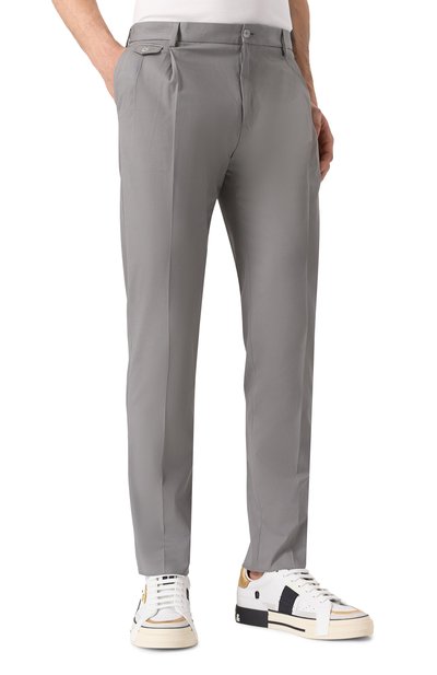 Хлопковые брюки DOLCE & GABBANA, арт. GV4EET/FUFNV, фото 3