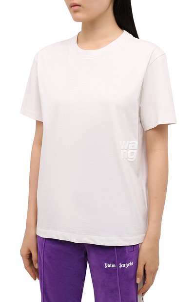 Хлопковая футболка ALEXANDERWANG.T, арт. 4CC1201152, фото 3