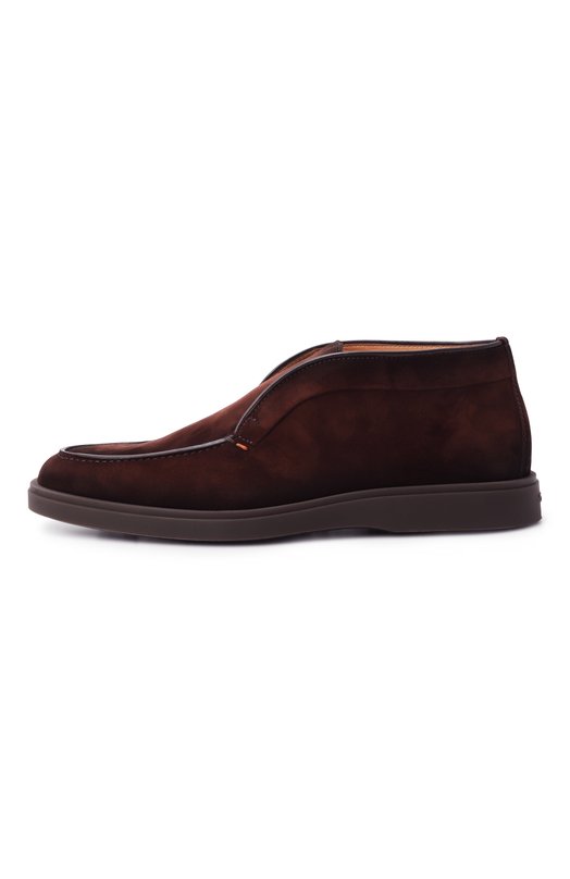 Замшевые ботинки Detroit Santoni MGDG17823DKTGEAA Коричневый  MGDG17823DKTGEAA Фото 4