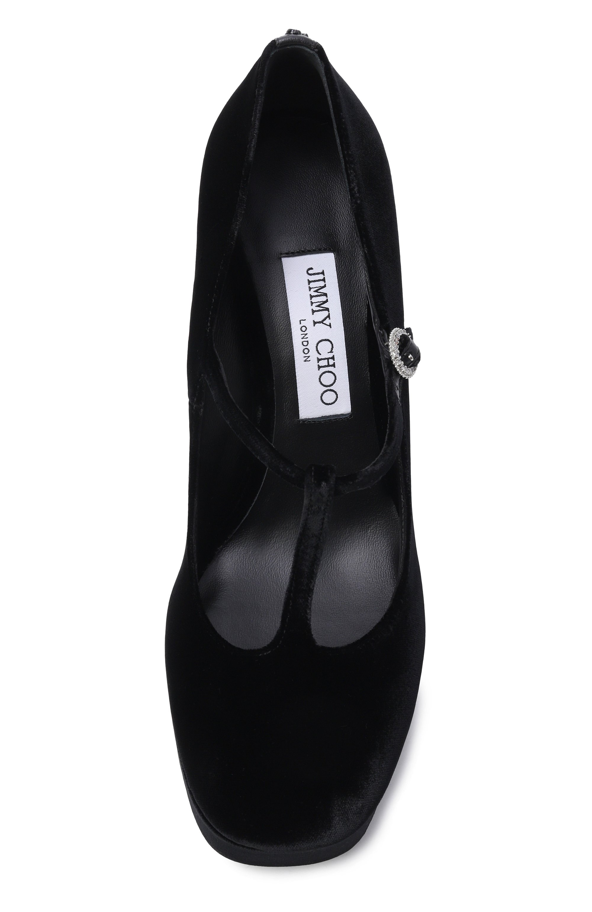 Бархатные туфли marene 120 JIMMY CHOO, арт. MARENEMARYJANE120VBC, фото 6