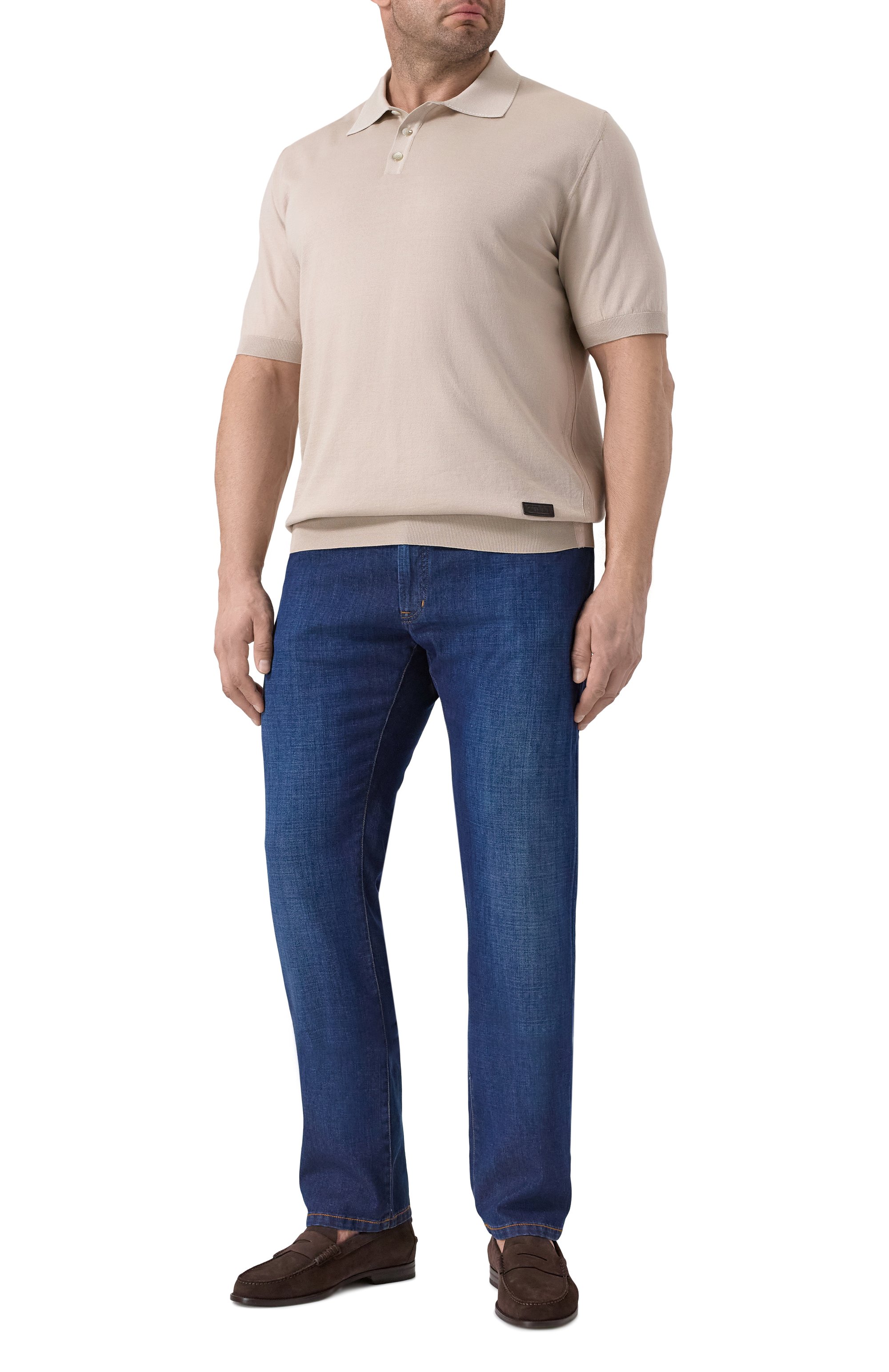 Поло из хлопка и шелка ZILLI, арт. KBP002M0142VRIS00/62, фото 2