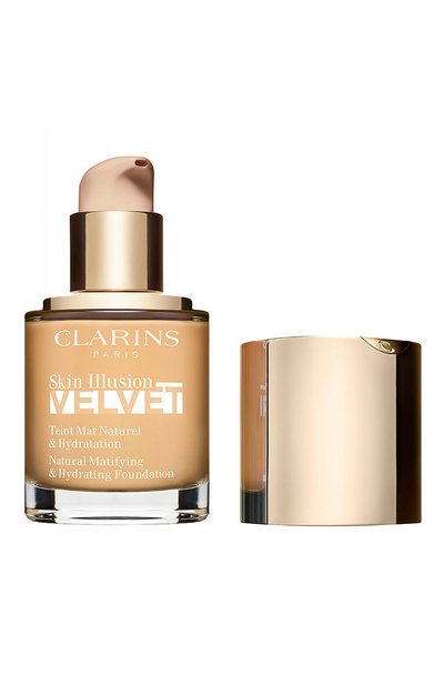 Увлажняющий тональный крем с матовым покрытием skin illusion velvet, 101w linen (30ml) CLARINS, арт. 80079892, фото 3