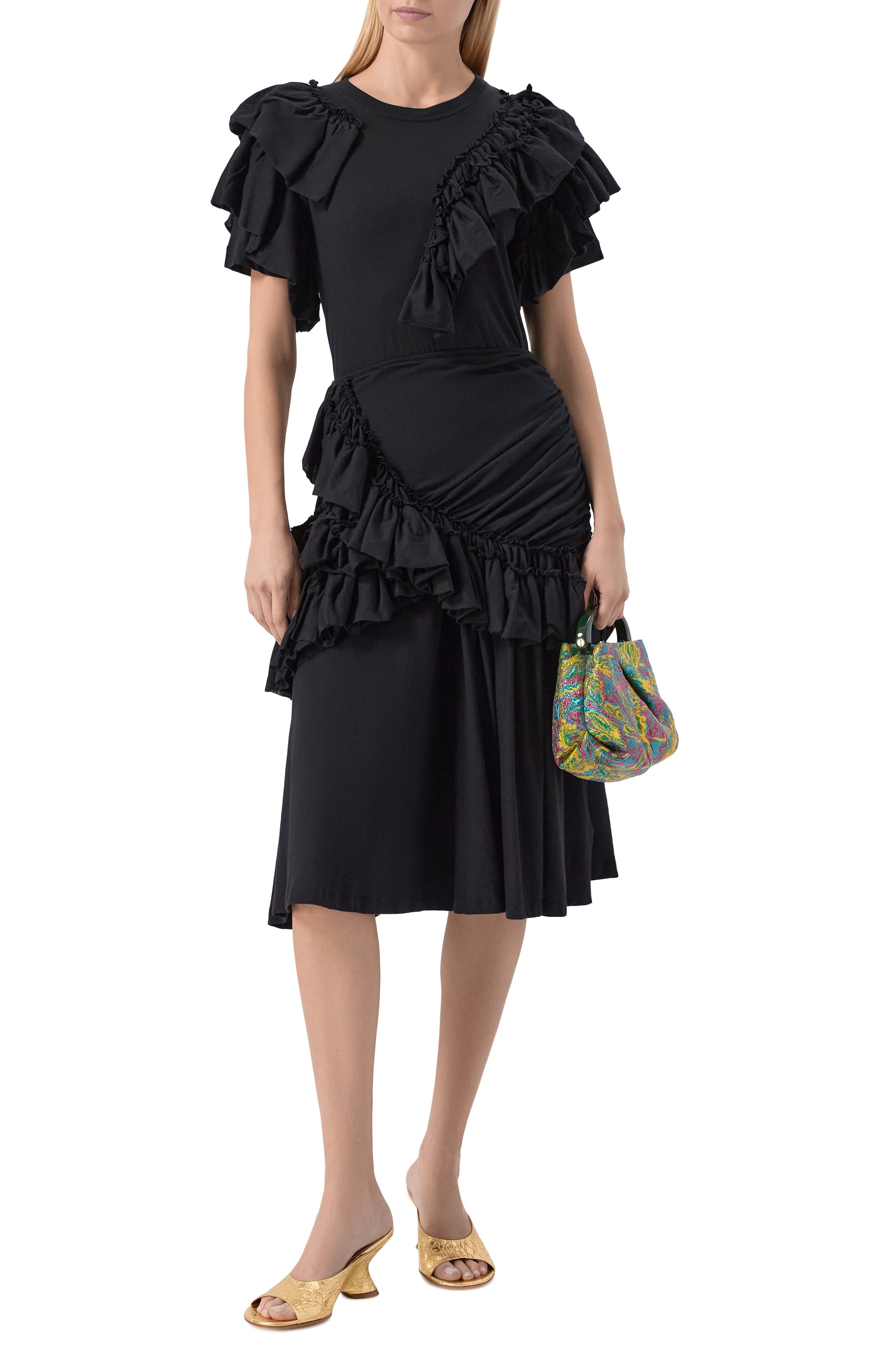 Хлопковая юбка DRIES VAN NOTEN, арт. 011145/3606, фото 2