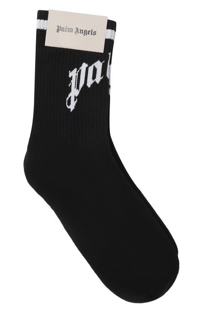 Женские хлопковые носки PALM ANGELS, арт. PWRA00AF25FAB001