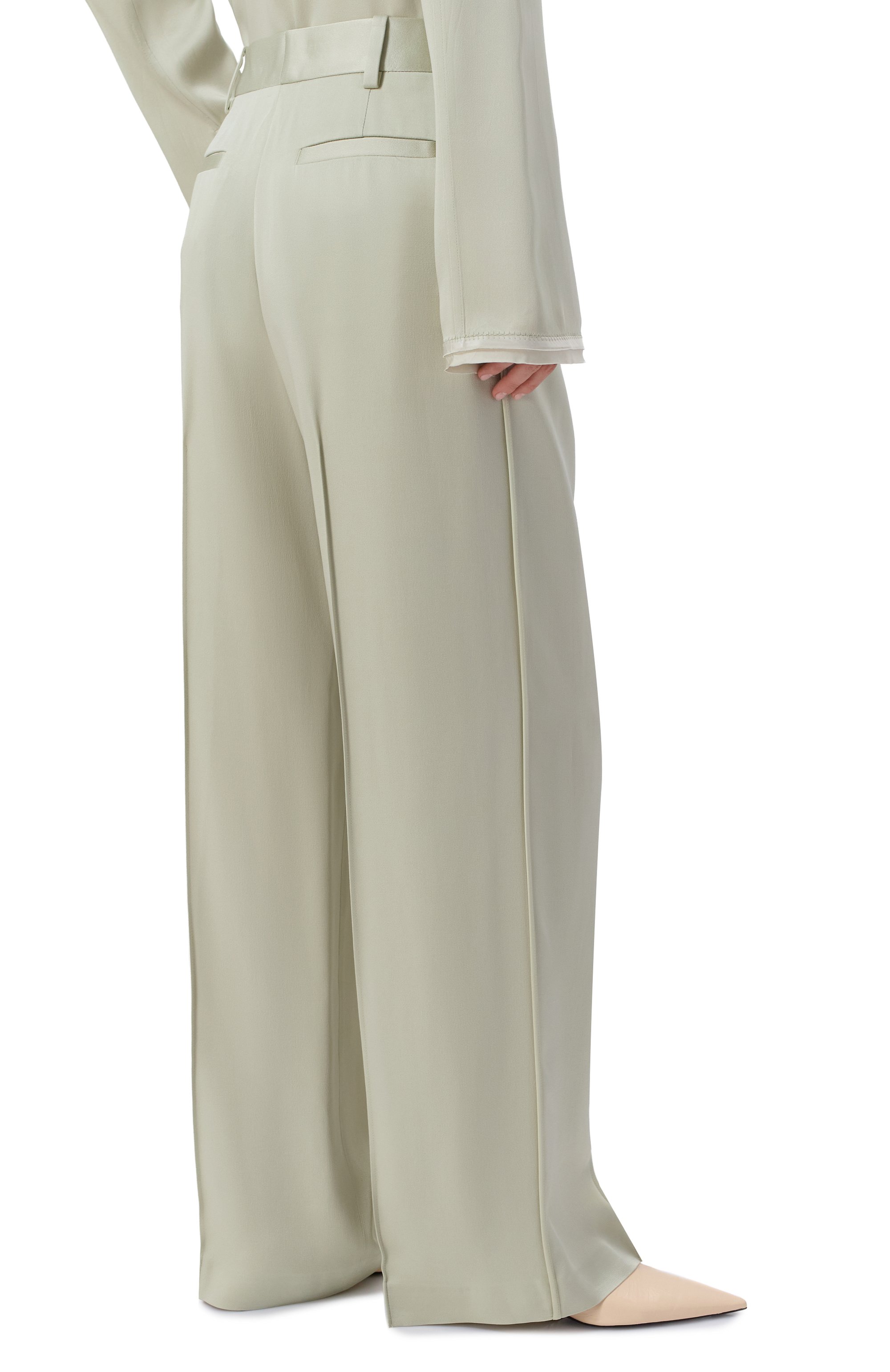 Атласные брюки JIL SANDER, арт. J02KA0380/J76018, фото 4