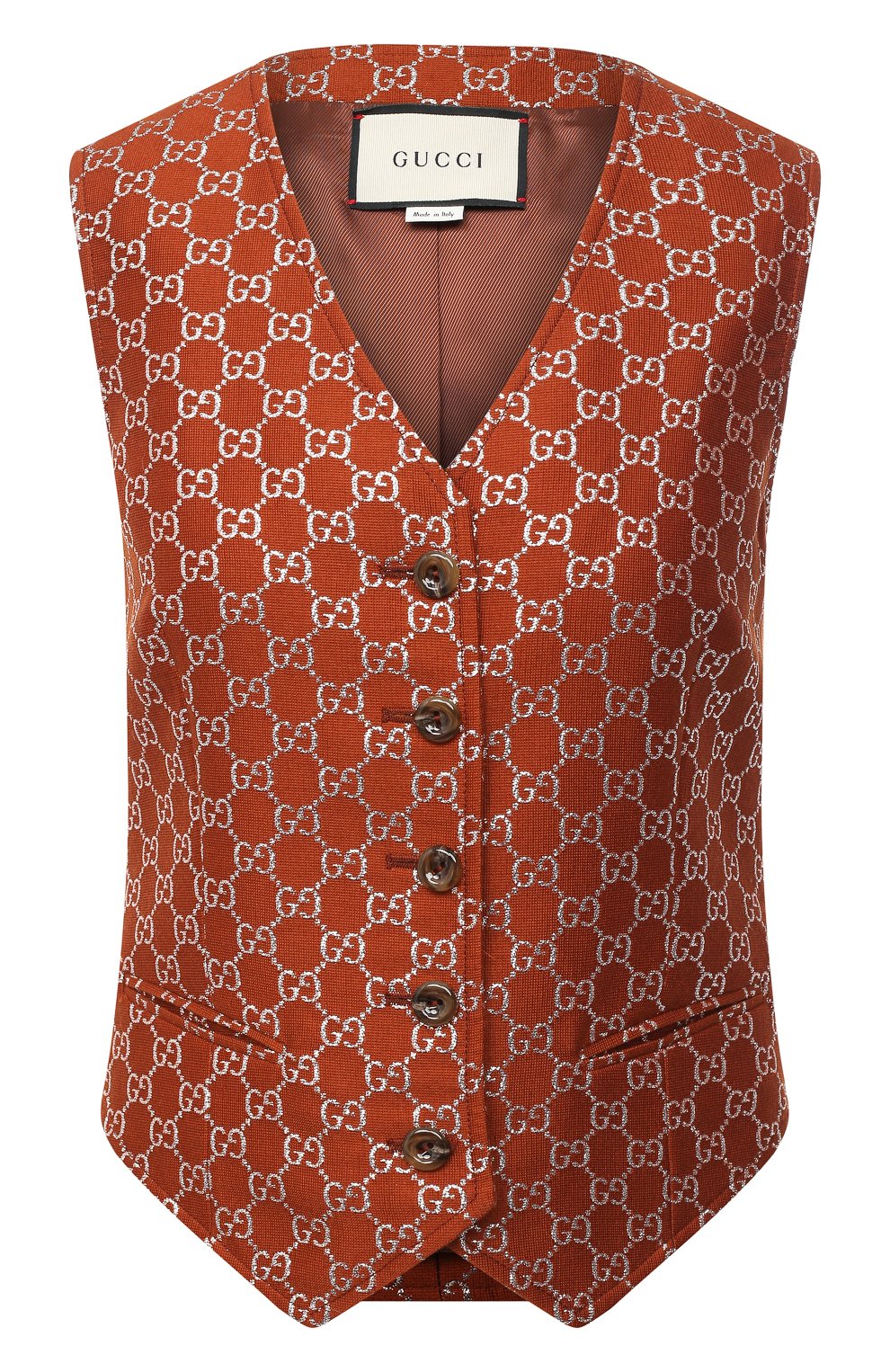 Жилет из шерсти и шелка GUCCI, арт. 619326/ZAD7L, фото 1