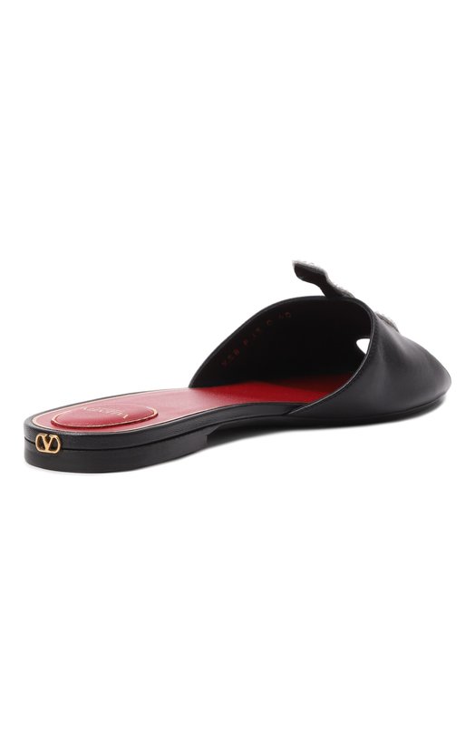 Кожаные сабо Coeur Vipre Valentino 8W0S0PJ3/HIZ Чёрный  8W0S0PJ3/HIZ Фото 5