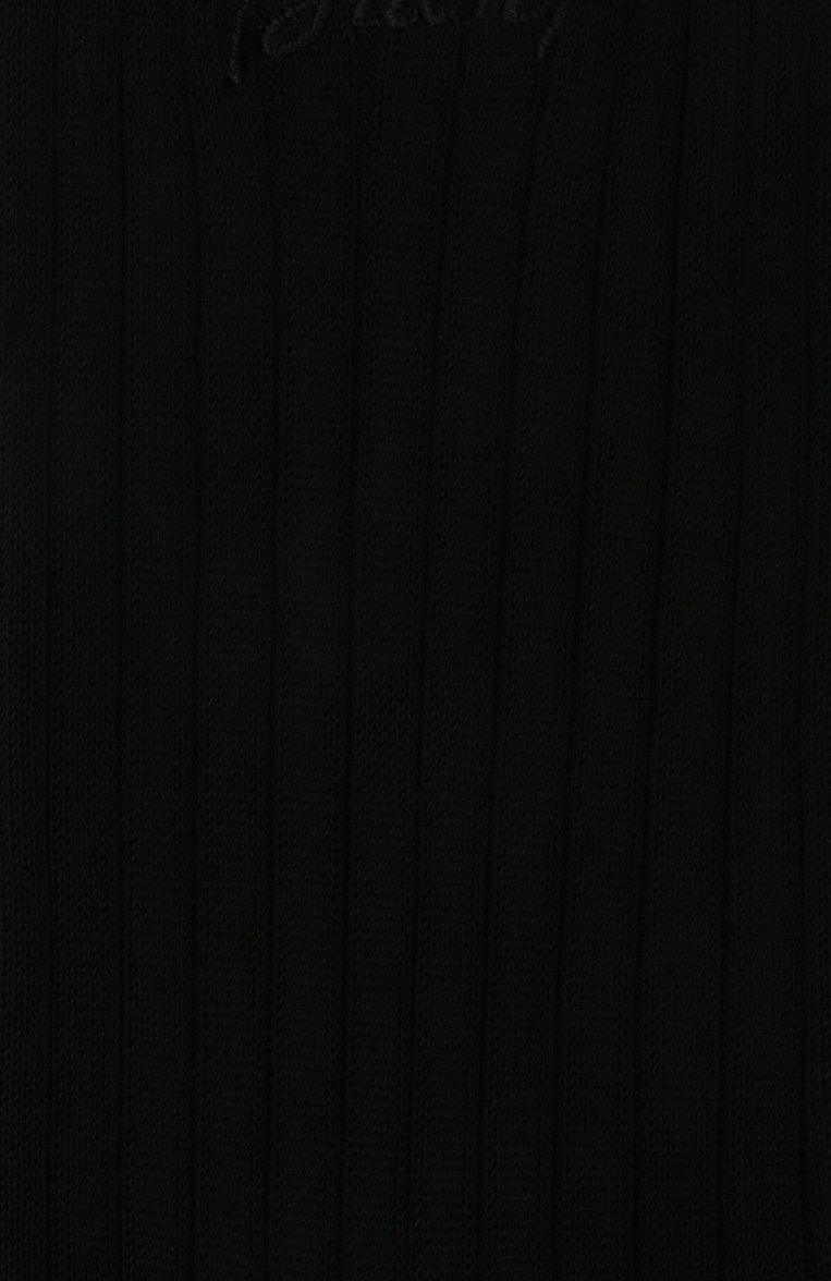 Мужские хлопковые носки BRIONI черного цвета, арт. 0VMC00/P9Z03 | Фото 2 (Кросс-КТ: бельё; Материал сплава: Проставлено; Нос: Не проставлено; Материал внешний: Хлопок)