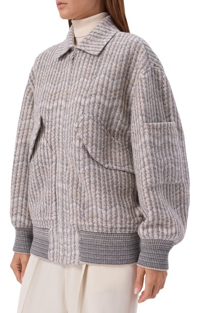 Бомбер из кашемира и вискозы MISSONI, арт. DS26WC06/BC006H, фото 3