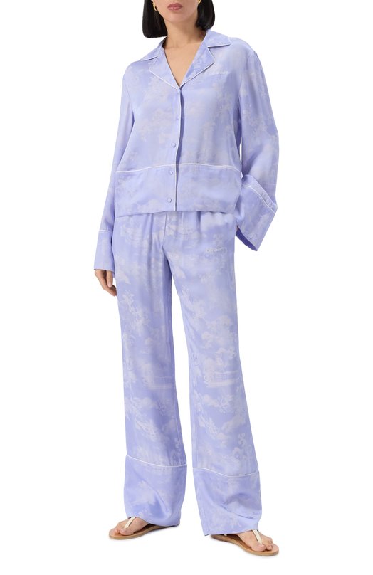Брюки Off-White 0WCA18KS25FAB0014201 Голубой  0WCA18KS25FAB0014201 Фото 2