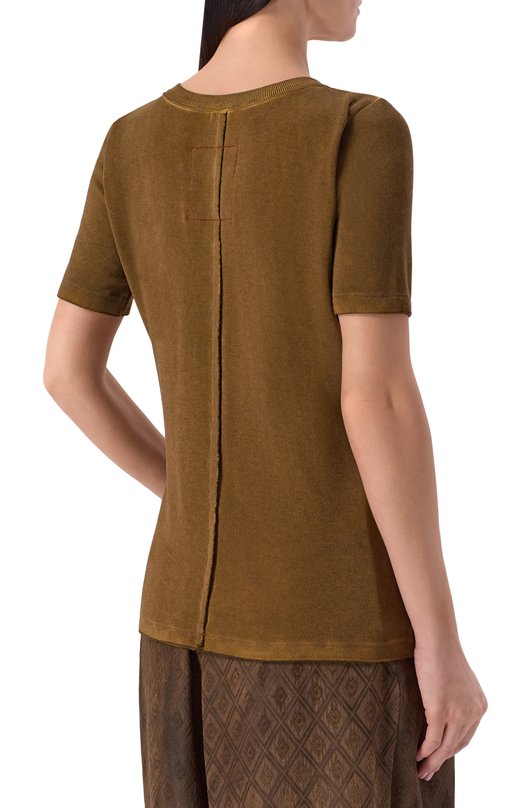 Топ из вискозы Uma Wang UP1032 Коричневый  UP1032 Фото 4