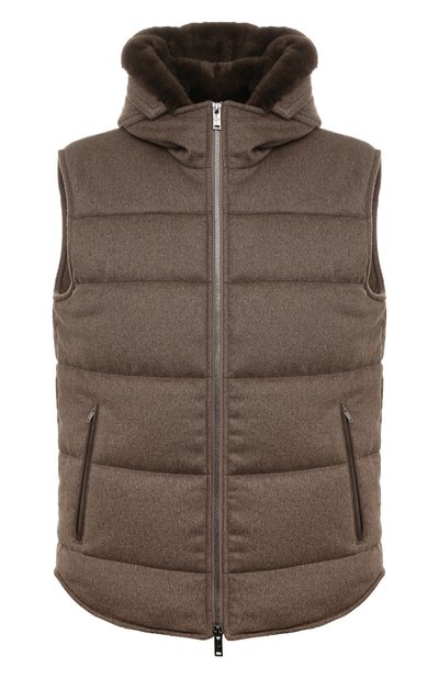 Мужской жилет с меховой подкладкой MVST, арт. 22570