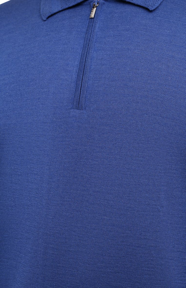 Поло из кашемира и шелка ZILLI, арт. MBU-PZ012-NECL1/ML01, фото 1