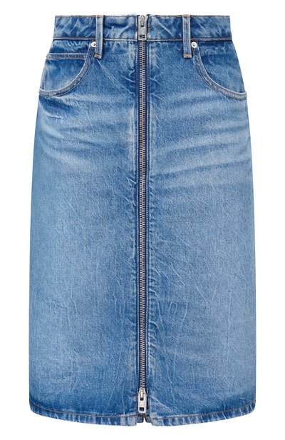 Женские джинсовая юбка-шорты ALEXANDER WANG, арт. 4DC3265127