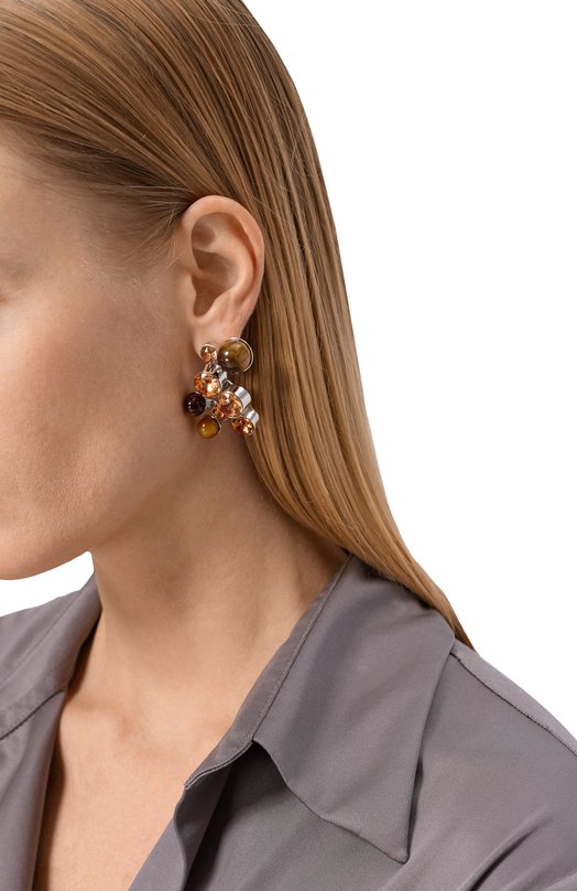 Серьги Dries Van Noten 018241-084-709 Коричневый  018241-084-709 Фото 2