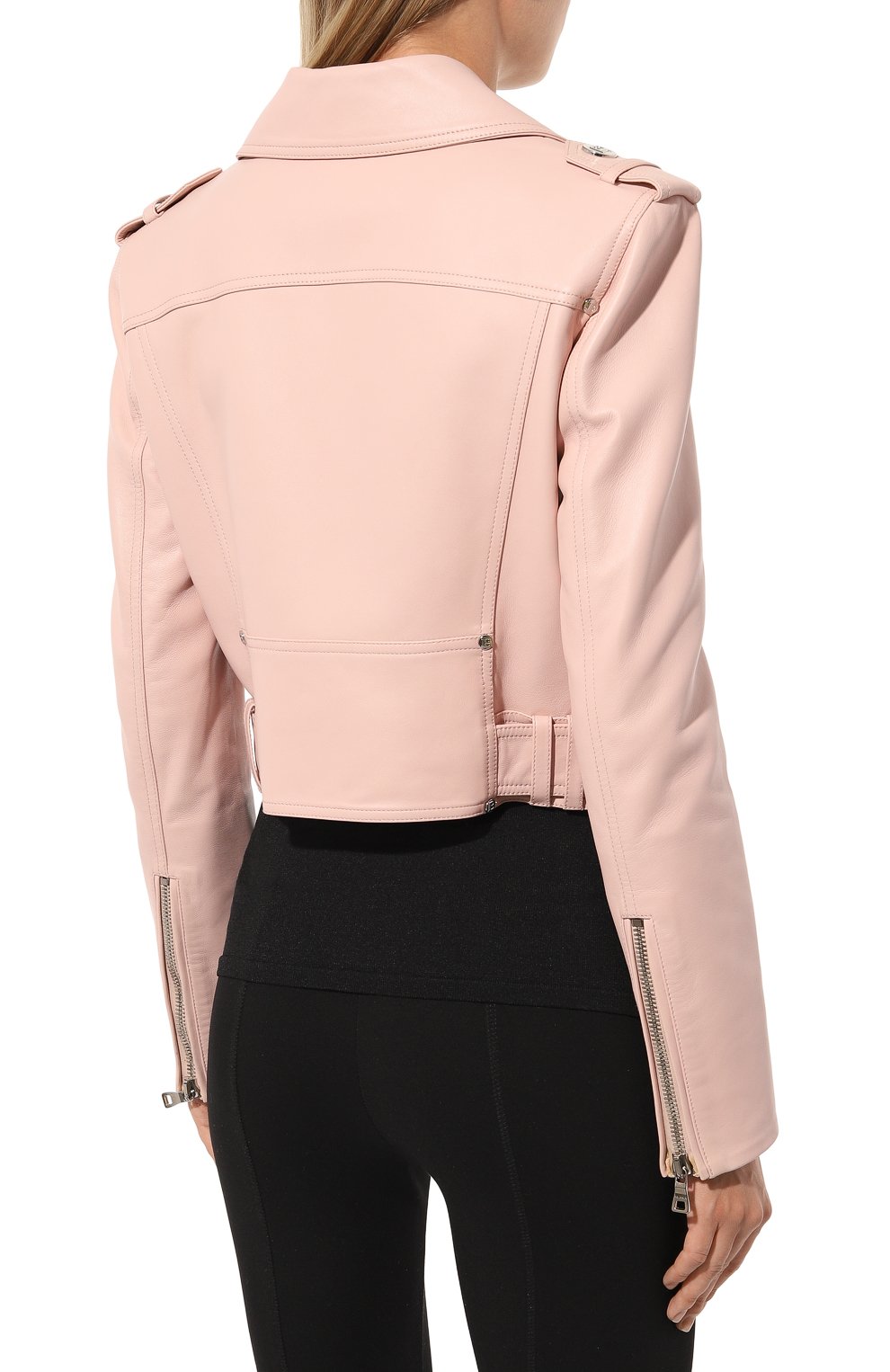 Кожаная куртка BALMAIN, арт. AF0TD055LB24, фото 4