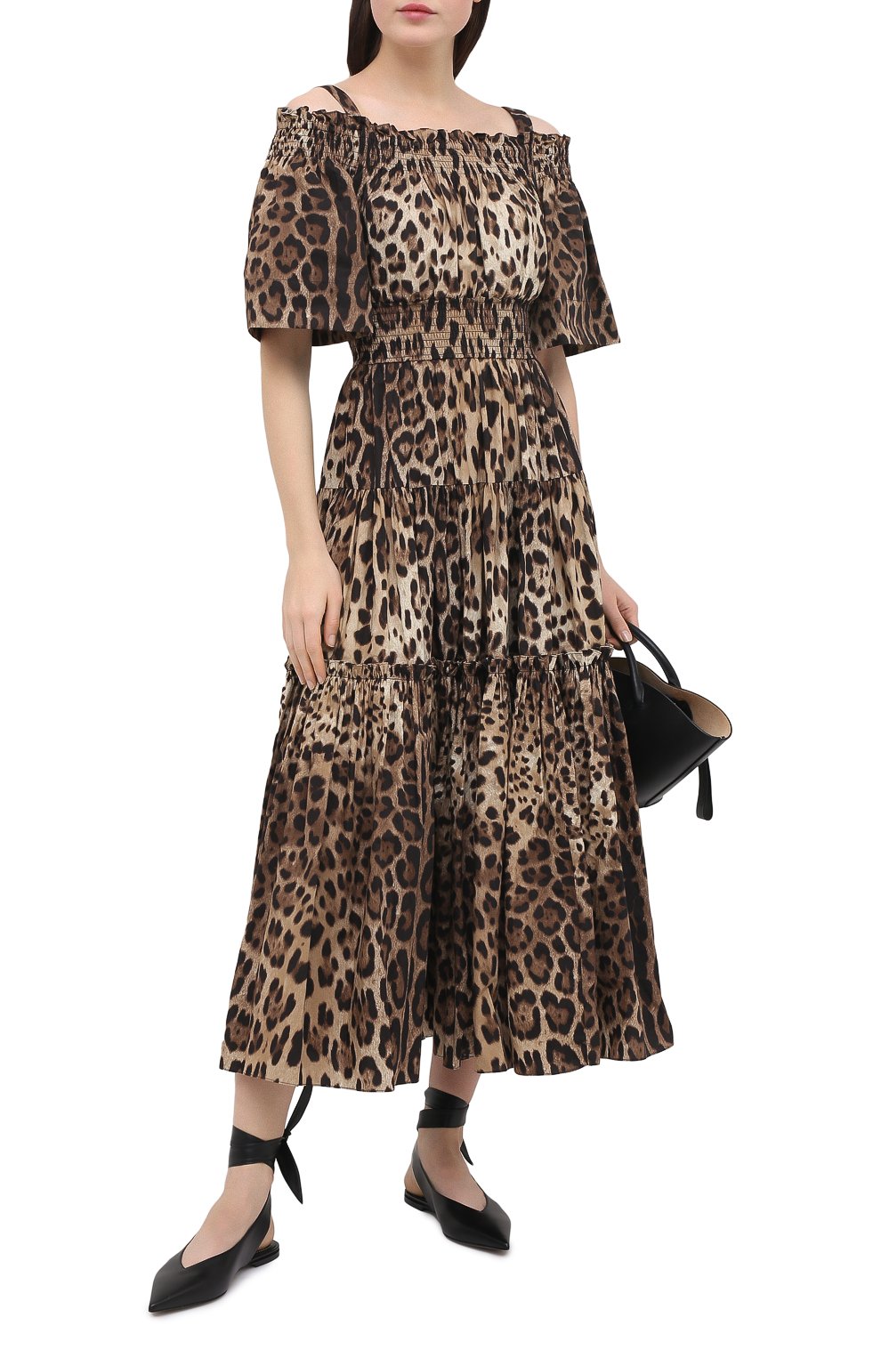 Хлопковое платье DOLCE & GABBANA, арт. F68E1T/HS5E3, фото 2