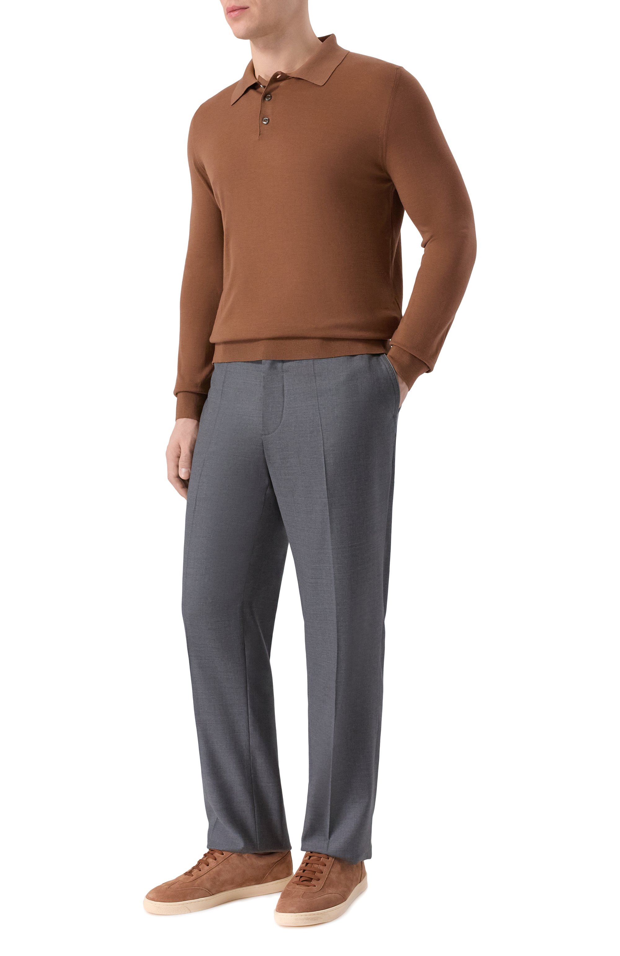 Шерстяные брюки ZILLI, арт. CP0005M020042015U, фото 2