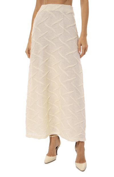 Шерстяная юбка LUDA NIKISHINA, арт. SK/BIRCH/MILK, фото 3